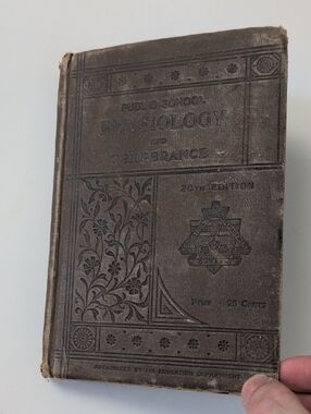 Public School Physiology and Temperance - 1893